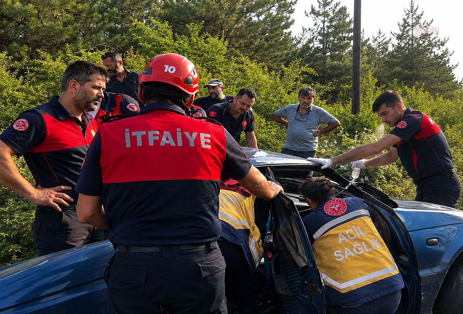 İşçi servisi çarpması