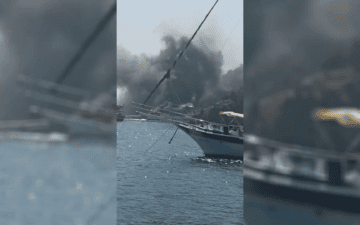 Fethiye Tekne Yangın