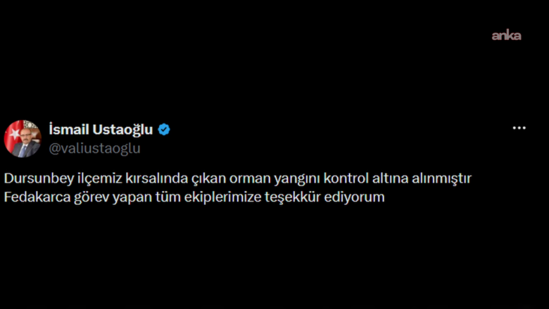 Dursunbey Orman Yangını