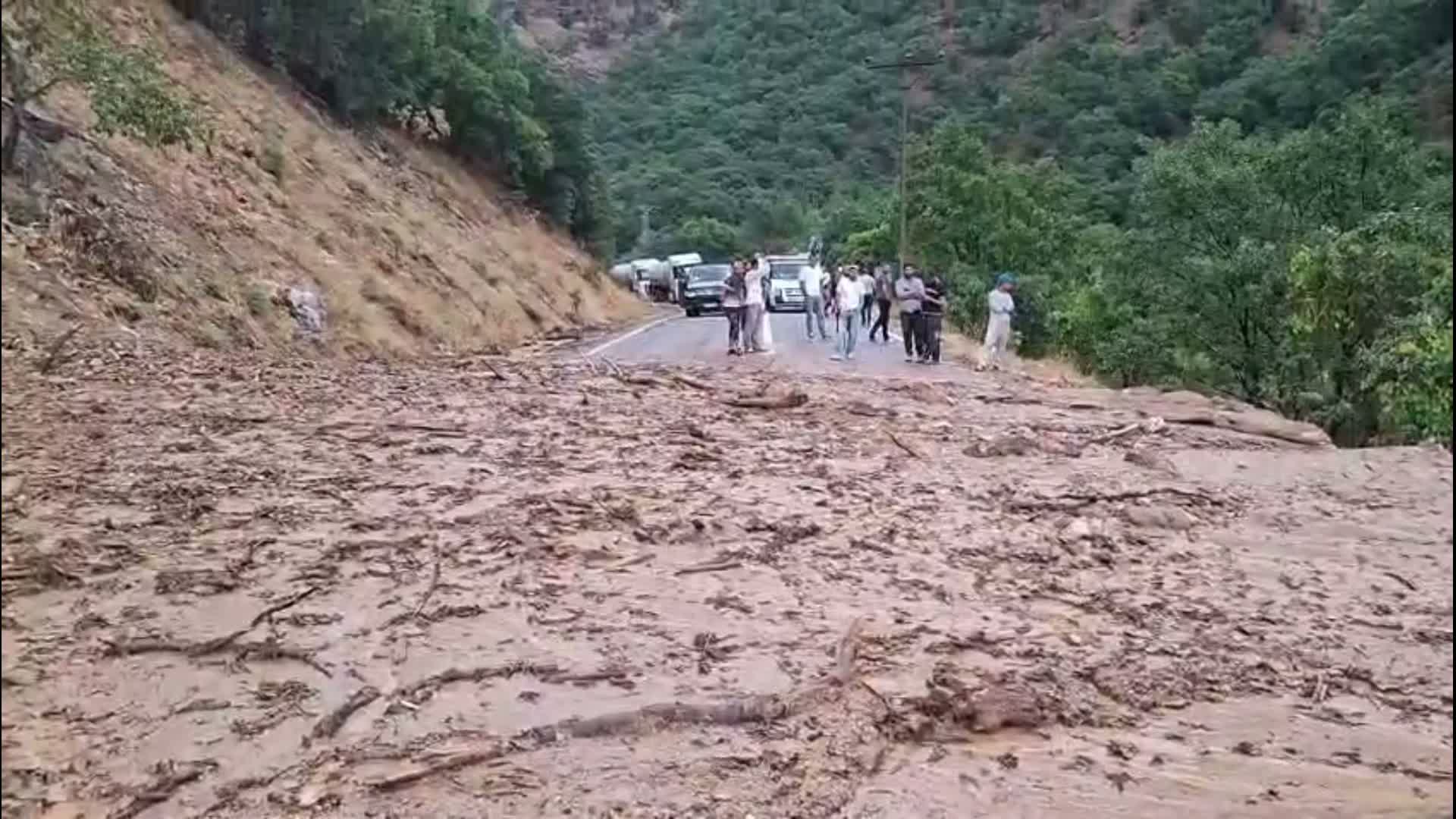 Tunceli heyelan